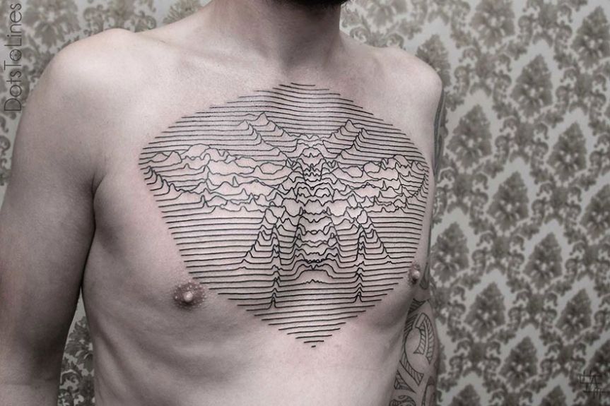 Geometric Line Tattoos 8